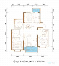 九悦香都4室2厅2卫户型图