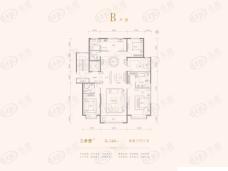 北京城建世华龙樾B户型户型图