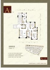 银川国奥村5室2厅1卫户型图