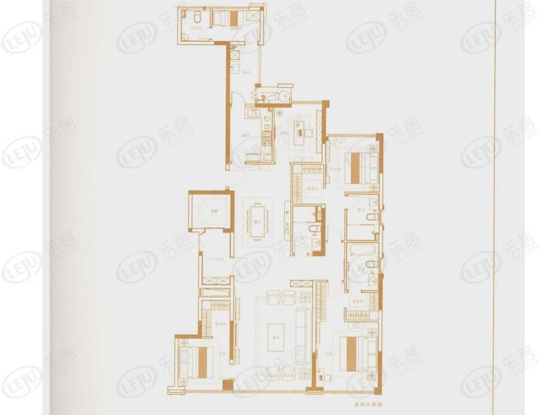 地铁3号线周边中骏天宸,在售户型区间150~220㎡.价格尚未公布