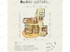 亿枫翠城4室2厅2卫户型图