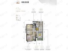 海德·琥珀臺3室2厅2卫户型图