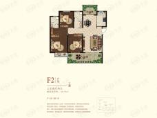 盛润运河城3室2厅2卫户型图