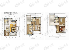 碧桂园凤凰湾L030B联排户型户型图