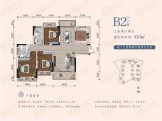 国投水木十里春风3室2厅2卫户型图