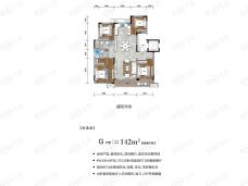 保利·和光屿湖4室2厅2卫户型图