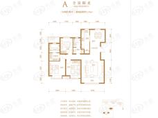 北京城建樾府3室2厅2卫户型图