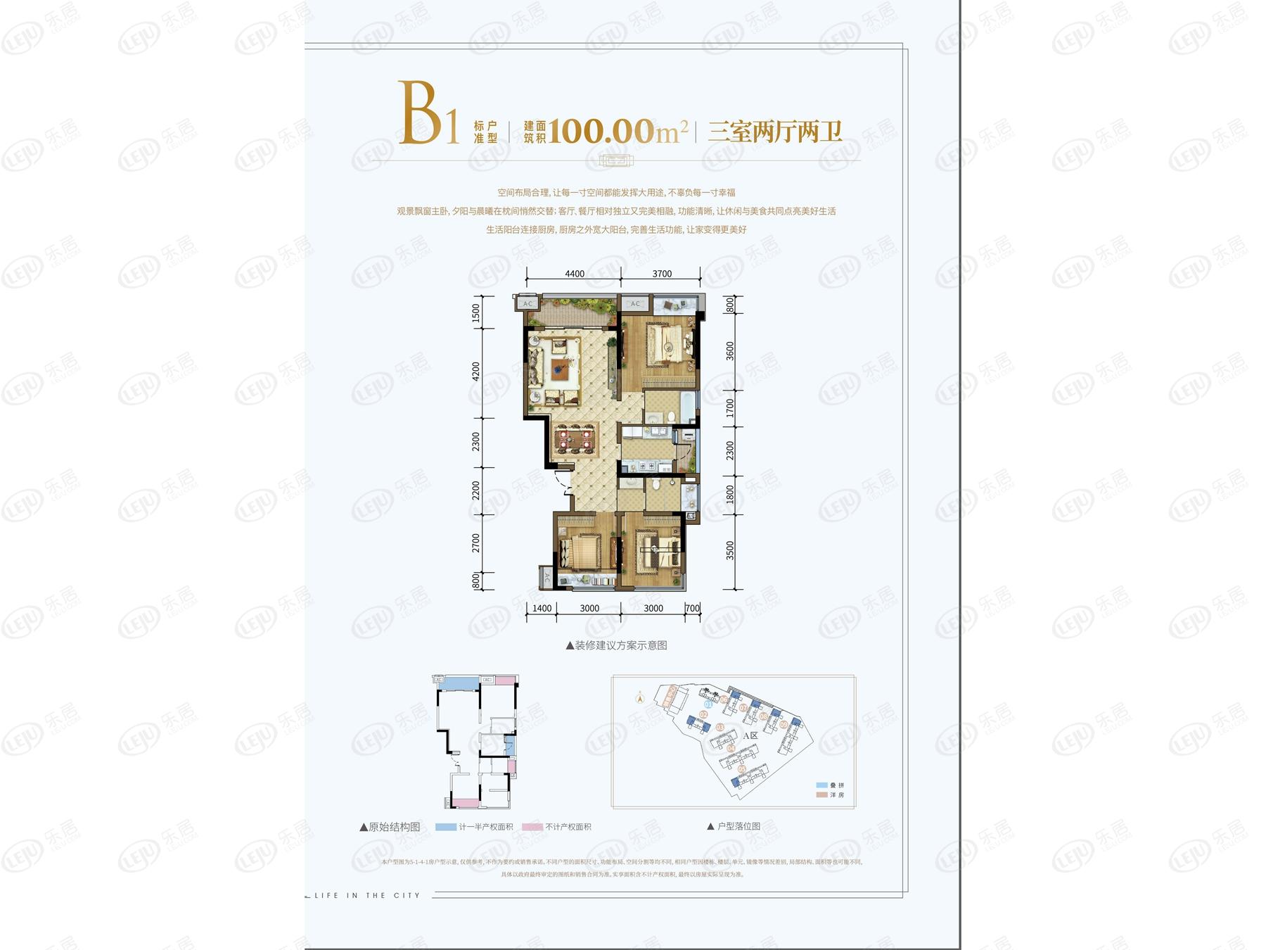 融信澜湾,在售户型区间98.54~132.57㎡.价格约11000元/㎡