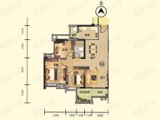 奥园公园一号4室2厅1卫户型图