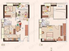 金龙城4室2厅2卫户型图