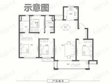 中海·九樾4室2厅2卫户型图