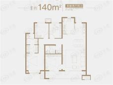 万科新都会4室2厅2卫户型图