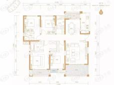 中建梅溪湖中心|宝铂公馆4室2厅3卫户型图