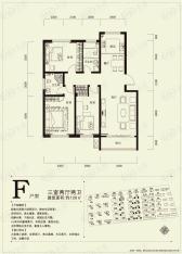 金帝桂都3室2厅2卫户型图