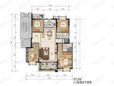 长水航城4室2厅2卫户型图