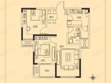 建业壹号城邦五期B4户型户型图