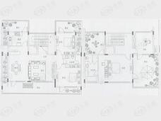 保利小楼大院4室2厅2卫户型图