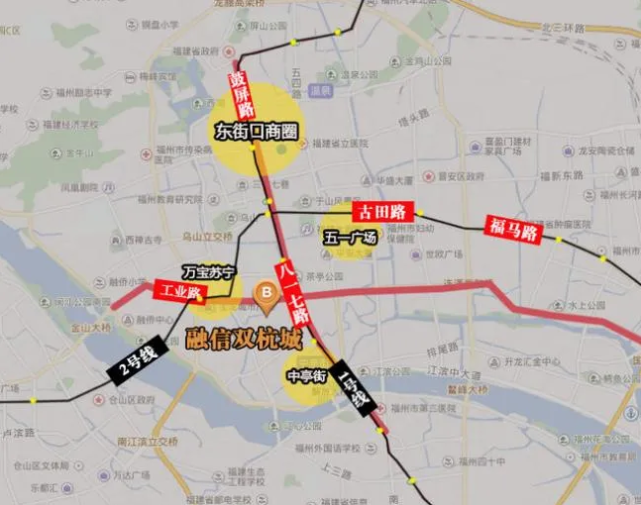融信雙杭城項(xiàng)目位置示意圖
