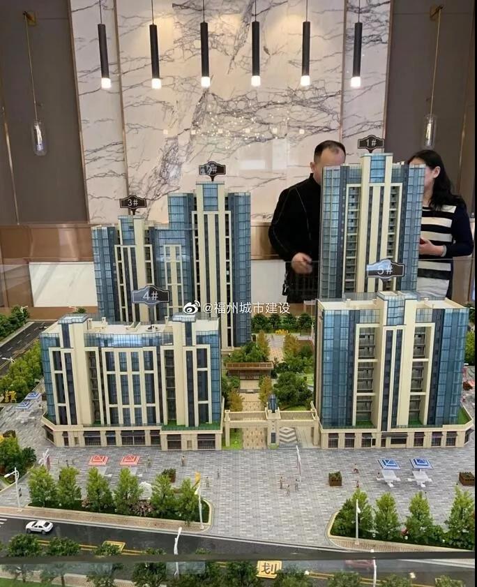 沙盤圖（來源：福州城市建設(shè)）