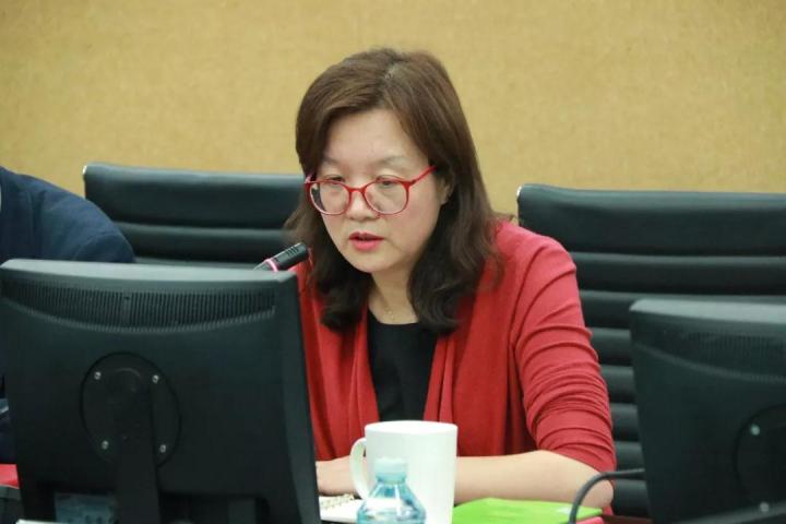 ▲中国房地产业协会人居环境委员会秘书长  朱彩清女士