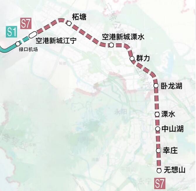 南京地铁s7延长溧阳图片