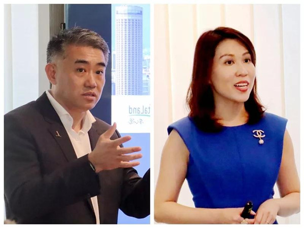 凯德中国首席投资官潘子翔、凯德中国资本市场与企业融资和企业规划总监曾瑞华