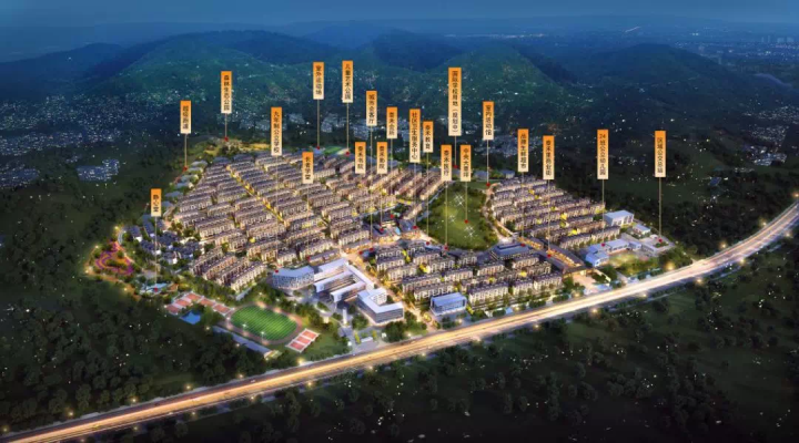 世界一线城市人居产业趋势泰禾广州院子鸟瞰效果图