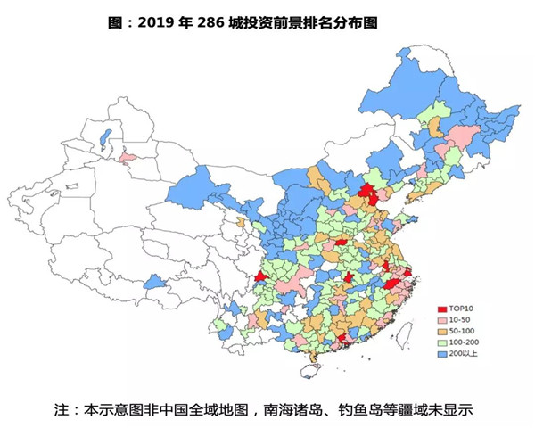 深度研究 | 2019年中国286城市