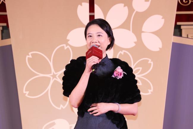 三丽鸥上海国际贸易有限公司总经理李明勋女士现场致辞