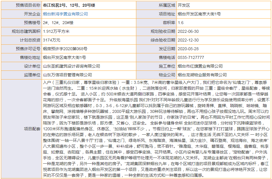 烟台房产交易网截图详情