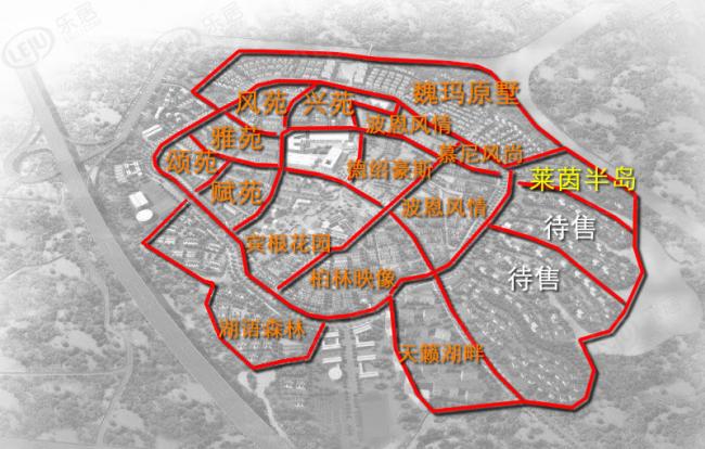 安亭新镇社区布局图