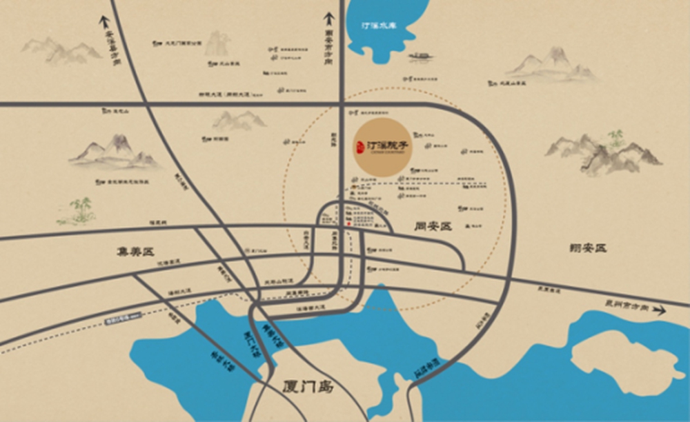 汀溪朝元路东侧(盛之乡温泉酒店南侧,周边有朝元路,同南路,同安大道