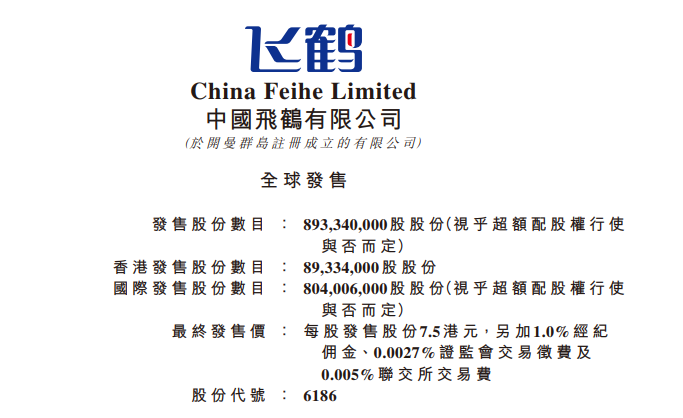 克而瑞证券助力中国飞鹤在港上