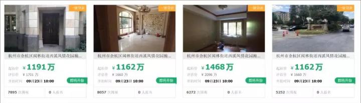 总起价4983万！昔日安邦老大杭