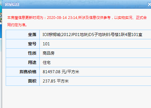 IOI棕櫚城15套住宅獲批預(yù)售