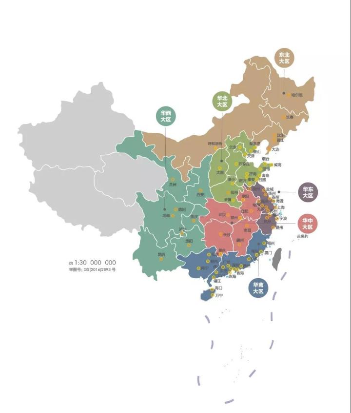 华润置地业务布局图