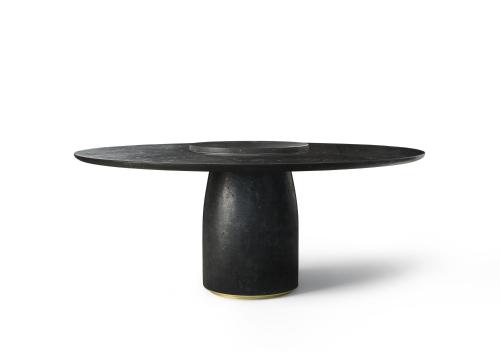 The Bulé marble table by Chiara Andreatti for Lema 