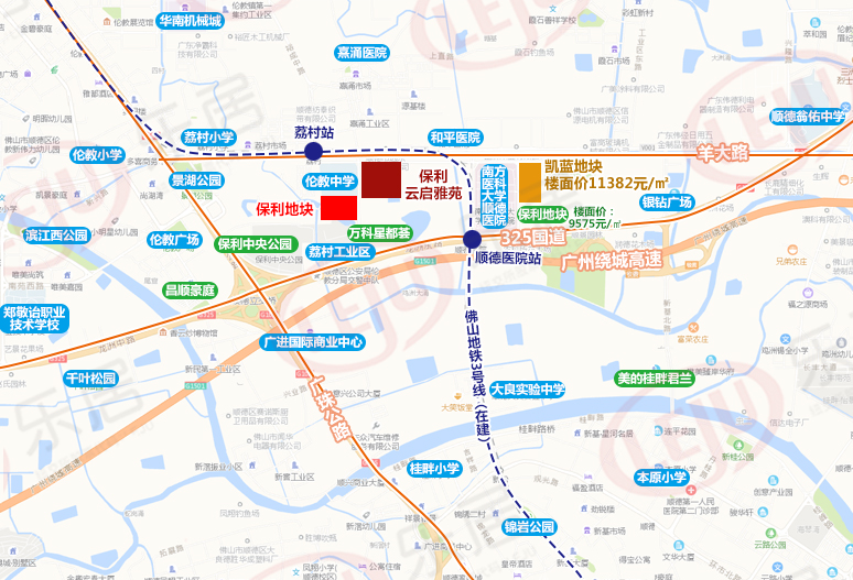14栋住宅总计1948套房 保利置业伦教项目备案名保利云启雅苑 本地新闻 佛山乐居网