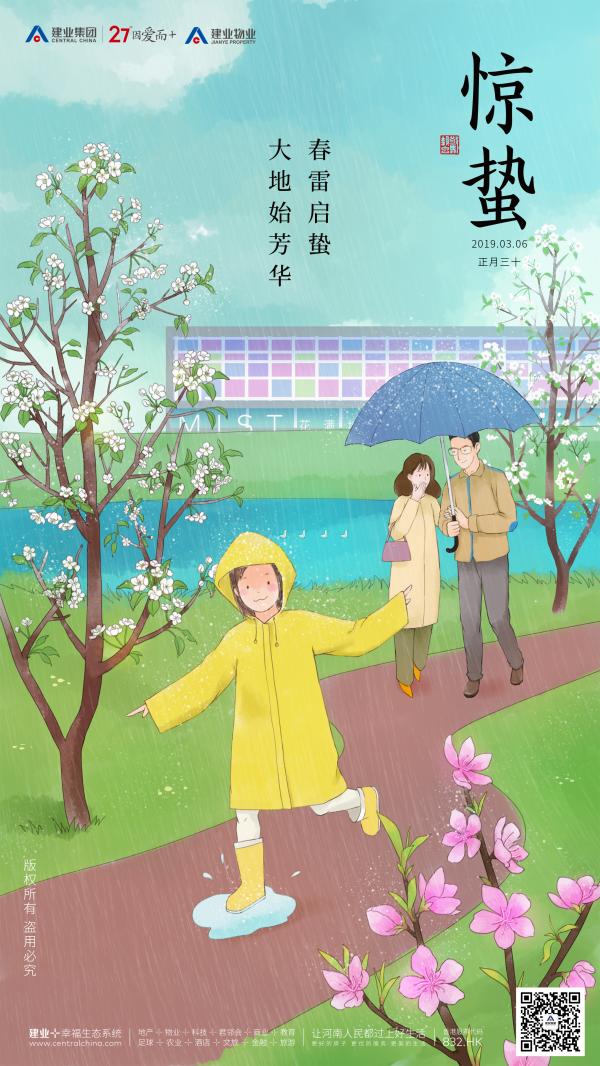 物业服务企业2019惊蛰海报大赏