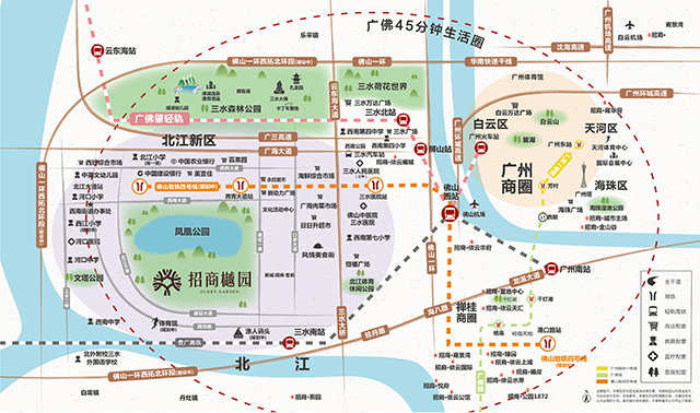 招商樾园区位示意图