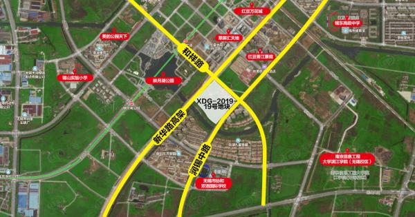 锡东新城地块卫星图
