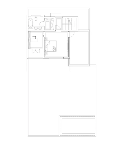 135户型-二层平面图