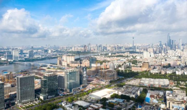 广州国际金融城实景图