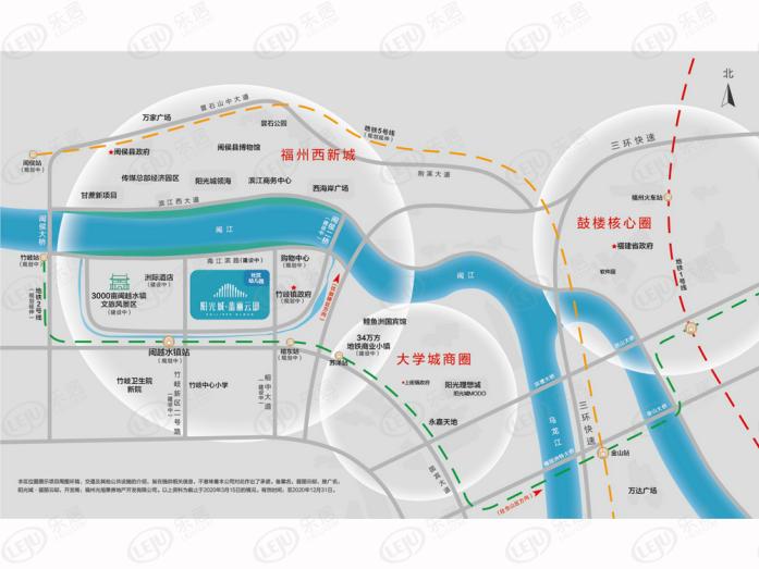 陽光城翡麗云邸126套房取證項(xiàng)目區(qū)位圖