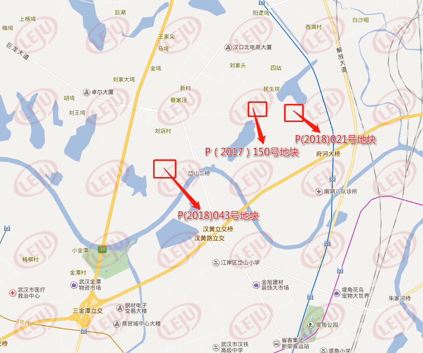 P(2018)043号地块大概位置 P(2018)043号地块大概位置