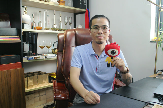刘冰林与小浪合影