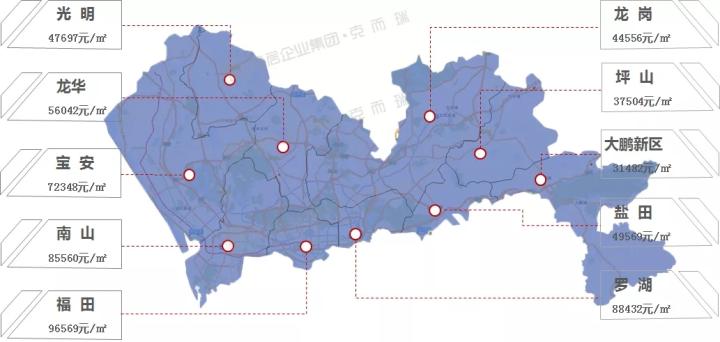 大湾区最新房价地图曝光