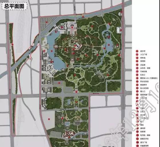 太原双塔公园地图图片