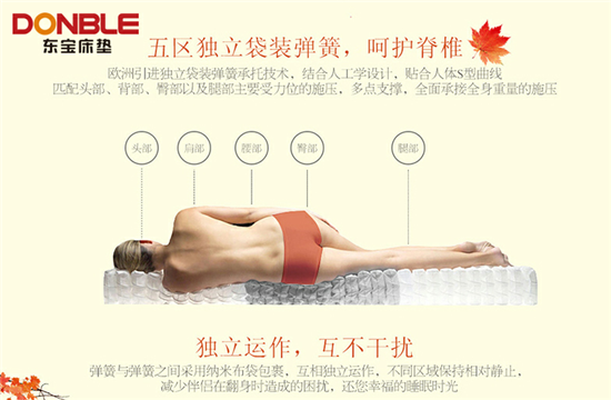 [独立袋装弹簧,贴身呵护]