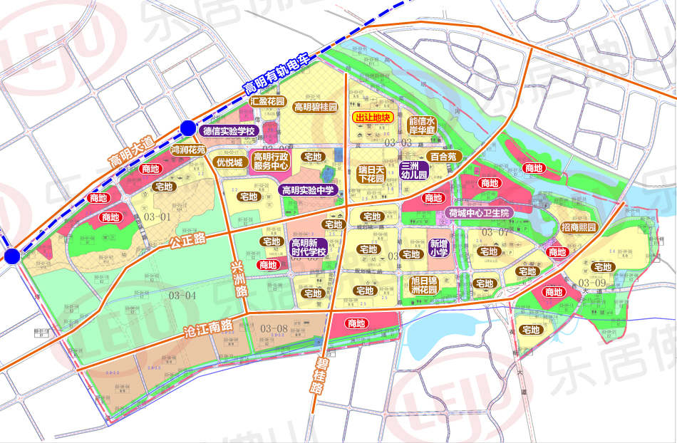 地块所在片区规划图（制图：黎毓贤）